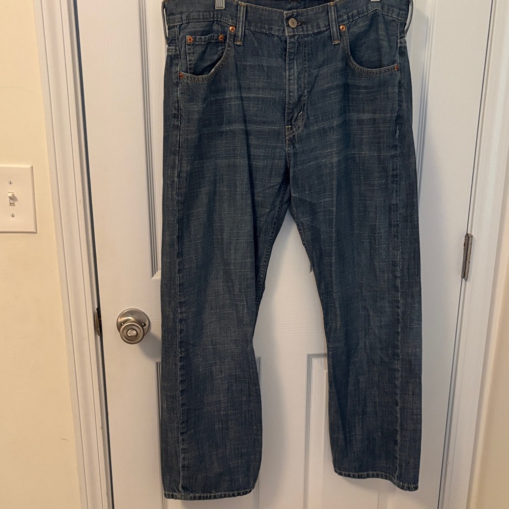 Levi's 569 Relaxed Fit Blue Jeans-Size 34x30